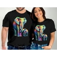 thumbnail image 2 of Elephant Lover T-Shirt, Elephant T-Shirt, Animal Lover Tee, Wildlife Shirt, Animal T-Shirt, Elephant Shirt Colorful Elephant Tshirt Gift, 2 of 10