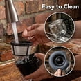 thumbnail image 4 of OVENTE 12-Cup Drip Coffee Maker, Auto Keep Warm Function, Anti-Drip system with Reusable Filter and Borosilicate Glass Carafe, One-touch Operation, Black CM412B, 4 of 7