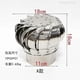 thumbnail image 1 of 1 Pcs 110mm 304Non Power Roof Ventilator Wind Turbines Attic Air Vent for Houses Factory Attic Farm Le, 1 of 3
