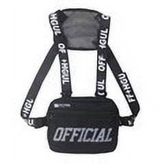 Mochila táctica, marca de moda, bolsa de pecho táctica para hombres y mujeres, chaleco funcional multifuncional, bolsa de pecho táctica