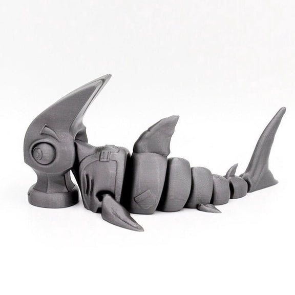 Friendly Fidget Hammerhead Shark – Flexible Articulated Novelty Stress Reliever for Teens & Adults