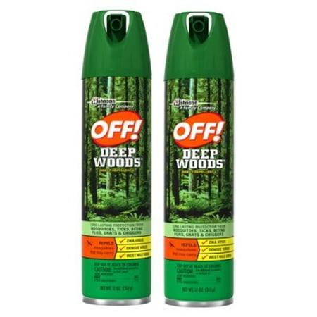 - (2 pack) OFF! Deep Woods Insect Repellent V, 11 Ounces