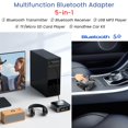 thumbnail image 2 of Adaptador de audio Bluetooth 5.0 Emuteck Transmisor y receptor 5 en 1, 2 of 8