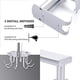 thumbnail image 3 of 1 paquete de ganchos de cocina giratorios de aluminio, 8 ganchos, ganchos de pared retráctiles para cocina, estantes de almacenamiento multifuncionales, adecuados para cocina y decoración ER, 3 of 5