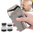 thumbnail image 4 of Rasoir pour Hommes, Coupe-Cheveux Professionnel Multifonctions USB Chargeant le Rasoir Électrique pour, 4 of 8
