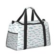 thumbnail image 2 of Disketp Cute Shark Bolsa de Viaje Tipo Duffle, Bolso de Mano para Fin de Semana para Mujer, Bolsa de Gimnasio Ligera para Hombre, Esencial para Viajes, 2 of 7