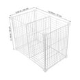 thumbnail image 2 of Minkissy Freezer Organizer Containers Shelves For Wall Storage Metal Organization 1Pack, 2 of 6