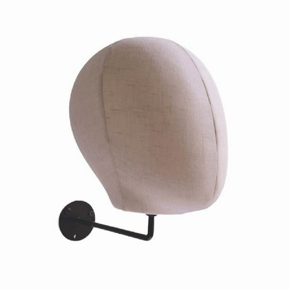 ZPAQI Wall Mounted Head Mannequin Hat Wig Display Stand Storage for Home Salon Use