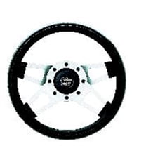 Grant Silver Paint Steel 13-1/2 in Diameter Challenger Steering Wheel P/N 415