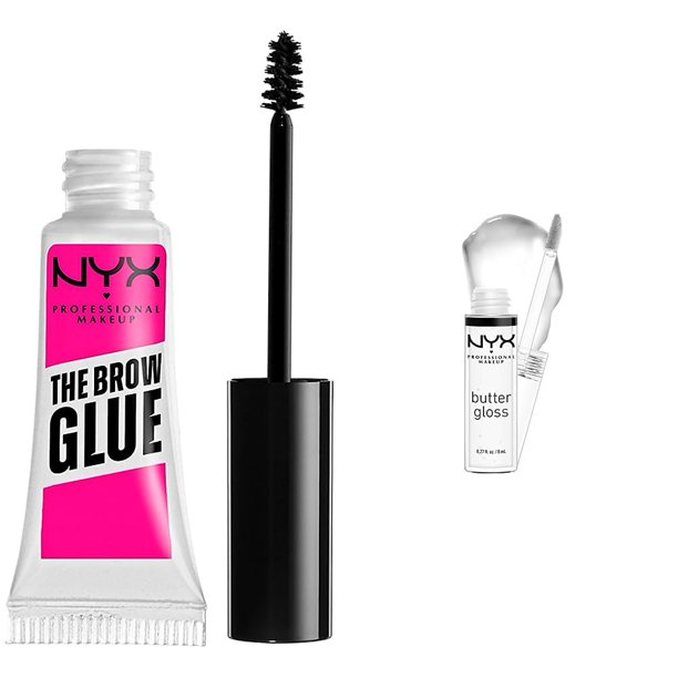 Paquete de maquillaje NYX PROFESSIONAL MAKEUP The Brow Glue and Butt