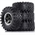 thumbnail image 1 of 4 Piezas de Llantas de Metal de 136 mm y 2,2 Pulgadas con Bloqueo de Talón para Coche RC Crawler para Axial SCX10 Wraith RR10 Capra para TRX4 B 1/8 1/10, 1 of 5