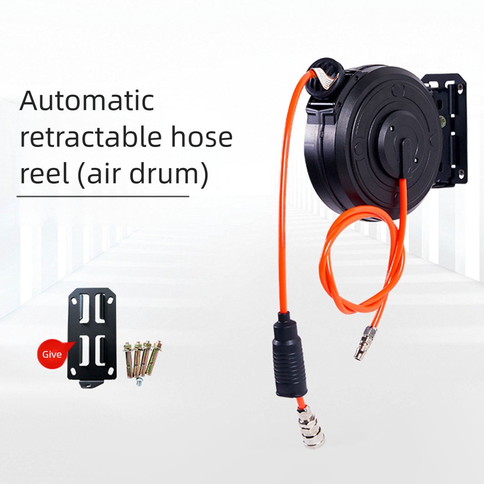 Miniature Practical Air Hose Reel Pneumatic Tool Compacts for Automotive Tools with Automatic Retractable Efficiency