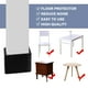 thumbnail image 5 of Protectores de patas de mesa, tapa final, muebles para el hogar, 4 piezas, 0.79"x1.57" (20x40mm), 5 of 7