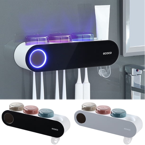 Ganfancp Nuevo Estante Esterilizador de Cepillos de Dientes No Perfora Cepillo de Dientes Multi Funcional Ofertas Del Día 1X Esterilizador de Cepillos de Dientes