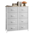 thumbnail image 5 of Uforic 8 Drawers Dresser Chest of Drawers for Fabric Storage Dressers for Living Room Gray, 5 of 8