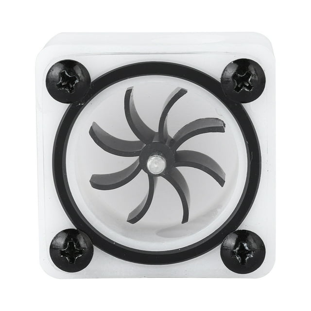Medidor de flujo de refrigeración por agua de velocidad giratoria de rosca G1/4 para sistema de refrigeración por agua de PC (2 vías)