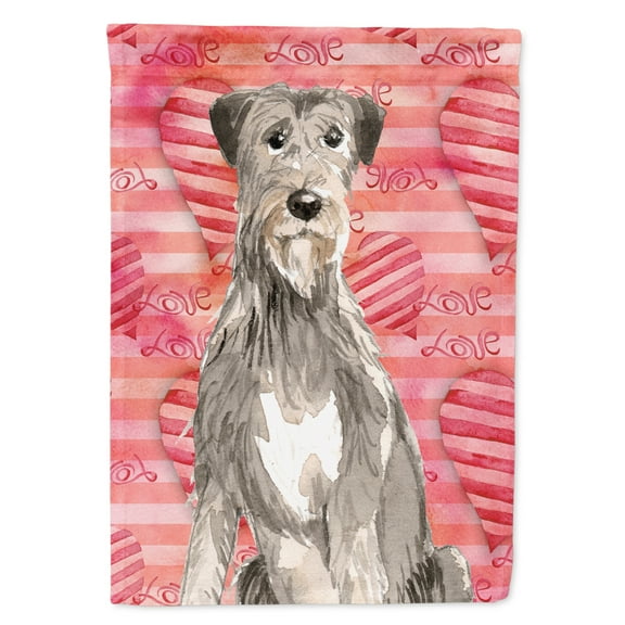 Love a Irish Wolfhound House Flag