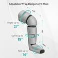 thumbnail image 3 of Snailax Leg Massager with Heat for Circulation, Air Compression Calf Foot Massager, Gifts, 3 of 8