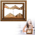 thumbnail image 1 of WHEANG Dynamic Art Liquid Movement Mobile Art Picture Rectangular Glass 3D Deep Sea Display Flowing Frame Relax Desktop Home Decoration, 1 of 5
