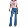 thumbnail image 3 of Wrangler Womens   x  Women`s Westward High Rise  Blue Bootcut Jeans 25x34 Denim, 3 of 4