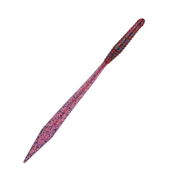 6th Sense – Ridge Worm 10 Soft Plastic Worm, High-Displacement Versatile Bass Bait, Made in the