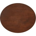 thumbnail image 4 of Chelsea Lane Oval Wood Side Table with Two Drawers, Espresso, 4 of 4