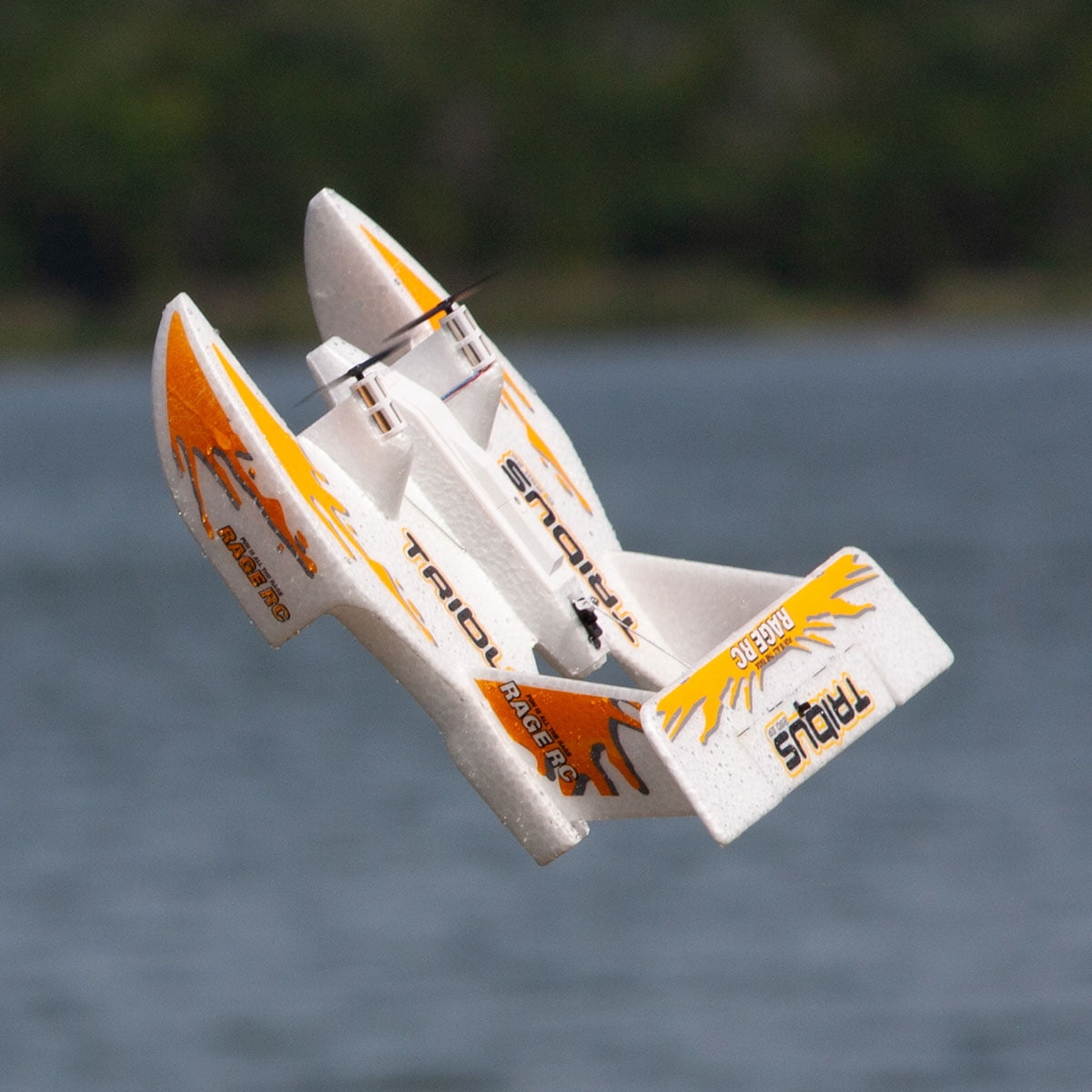 Rage R/C Tribus 250 Electric Powered RTF Amphibious Aircraft Orange RGR3101