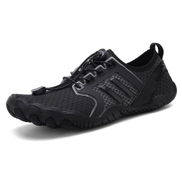 FLhrweasw Buceo Antideslizantes Correr Transpirables para Caminatas en El Lago (black42)