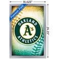 thumbnail image 3 of MLB Oakland Athletics - Logo 14 Wall Poster, 14.725" x 22.375", Framed, 3 of 5