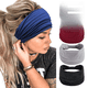 thumbnail image 3 of Banda para el cabello de otoño e invierno para mujeres, banda para el cabello deportiva para yoga, fitness, diadema de ala ancha absorbente de sudor, tocado, 3 of 6