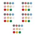 thumbnail image 1 of Toystoory Cotton Thread Weave Socks Clothes Clothing Tool Colored Sewing Wires Practicing Rope Prop Teaching for Beginners DIY Ropes amarillo + blanco 5piezas, 1 of 1