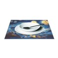 thumbnail image 3 of Ryvnso Placemats Set of 4 Starry Sky Oil Paint Dining Mats Heat-Resistant Non-Slip Washable Table Mat, 3 of 8