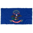 thumbnail image 1 of North Dakota Flag Beach Towel, 30"x60" Beach Towel, 1 of 6