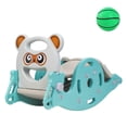 thumbnail image 5 of 4-in-1 Kids Slide Rocking Toy, Portable Combination Slide for Children, Rocking Horse with Basketball Hoop, Convertible Freestanding Slide for Age 1-6 Boys And Girls, 5 of 9