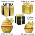 thumbnail image 4 of Yellow Sparkle Yard Sign Accessory Package, Yellow Glitter Yard Decorations (10 pcs Total), 4 of 7
