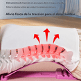 thumbnail image 3 of Camilla de espalda ajustable: soporte lumbar de tres etapas para la columna vertebral, descompresión de la columna vertebral y masajeador de espalda para aliviar el dolor y tratar la escoliosis-azul, 3 of 7