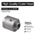 thumbnail image 4 of 45mm SDS Hole Saw + 200mm Connecting Rod + Twist Drill + Positioning Screw, for Reinforced Concrete Walls Bricks Air Conditioning Openings, 4 of 5