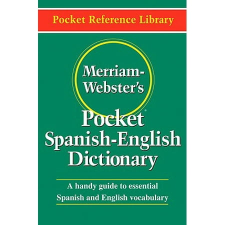 Merriam-Webster's Pocket Spanish-English (Best English To Gujarati Dictionary)