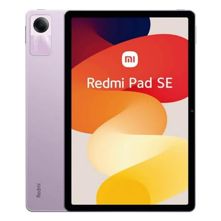 Xiaomi Redmi Pad SE Only WiFi 11" Octa Core 4 Speakers Global ROM Dolby Atmos 8000mAh Bluetooth 5.3 8MP (Lavender Purple Global, 256GB + 8GB)