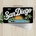 thumbnail image 2 of San Diego Logo Front License Plate, Metal License Plate, Funny Standard Plates Personalized Novelty Decorative For Men/Women/Boys/Girls Car 6×12 Inch, 2 of 6