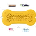 thumbnail image 3 of Lick Lick Pad Dog Distraction Device by Perfect Curve, 100% Food-Grade Silicone, PBA Free, Large, Yellow, 3 of 6
