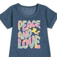 thumbnail image 3 of Peanuts - Peace & Love - Woodstock - Toddler & Youth Girls Fleece Dress, 3 of 6