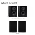 thumbnail image 2 of Fluance SX6-BK High Definition Two-Way Bookshelf Loudspeakers-Black Ash, 2 of 8