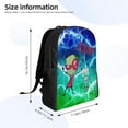 thumbnail image 6 of Invader Zim Backpacks Casual Daypacks Student Book Bag Printing Satchel Rucksack Lightweight Schoolbag, 6 of 8