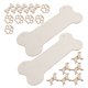 thumbnail image 4 of EeaseMX Juego de 20 letreros colgantes de madera con forma de hueso de perro y recortes de madera decorativos para hacer tú mismo., 4 of 7