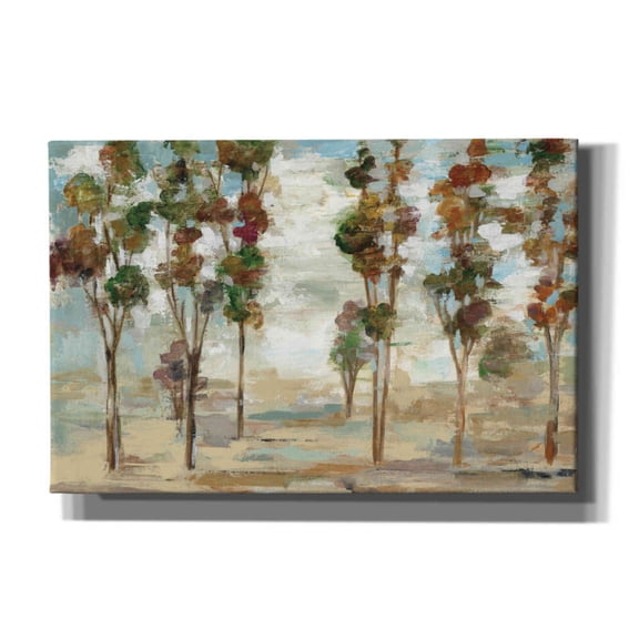 Epic Graffiti 'Serene Forest' by Silvia Vassileva, Canvas Wall Art, 60"x40"