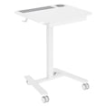 thumbnail image 1 of Bureau Debout Mobile avec Tiroir, Poste de Travail Portable à Roulettes à Hauteur Réglable pour Ordinateur Portable pour Bureau à Domicile, 1 of 8