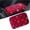 Red, variant on Bling Car Center Console Cover, Crystal Rhinestone Fluffy Automotive Armrest Seat Box Cushion Pad, Soft Comfortable Diamond Arm Rest Protection Mat, Universal Vehicle Accessories (Red)