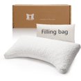 thumbnail image 2 of Memory  Pillows for Sleeping Adjustable Breathable Bed Pillow for Side, , and  Sleepers Washable Pillow Cover   Size 18x34IN, 2 of 7