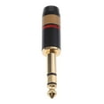 thumbnail image 1 of 6.35mm Male 1/4'' Stereo Plug Audio Cable Adapter Adaptor Converte,1pcs red, 1 of 7